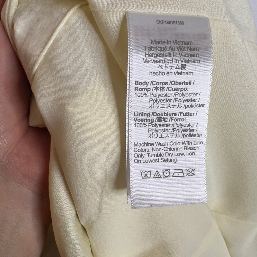 Madewell $92 Button Front Vest Top Cake Batter Size 6 NQ533 - Picture 5 of 6